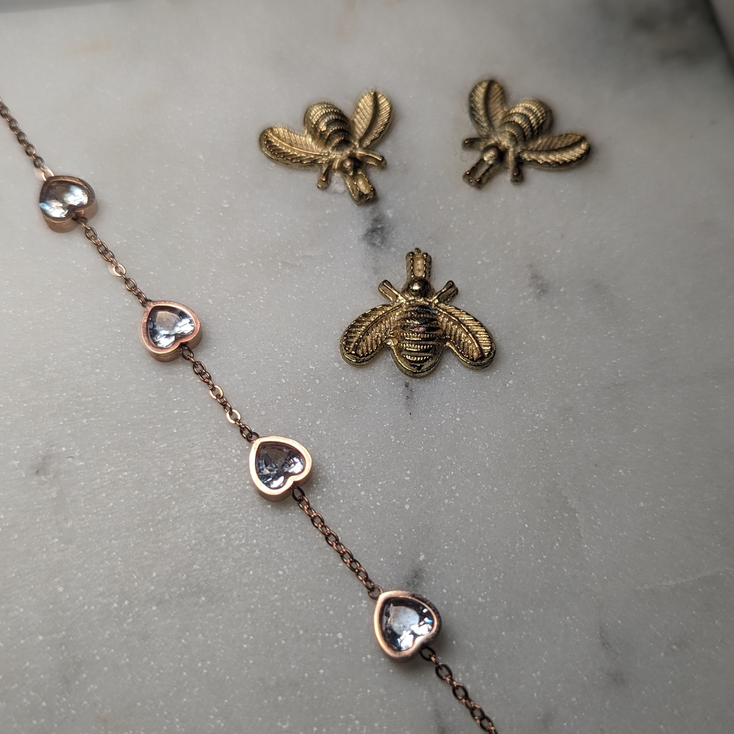 CRYSTAL HEART EMBRACE BRACELET